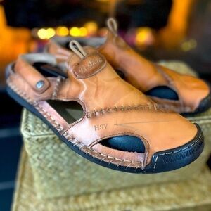 Fashion HSY Leather Sandals Mens Size 11.5